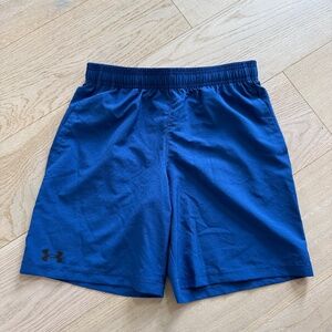 Under Armour Shorts, Youth Large, Blue
